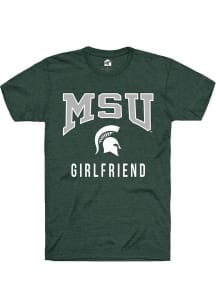 Michigan State Spartans Green Rally Girlfriend Short Sleeve T Shirt