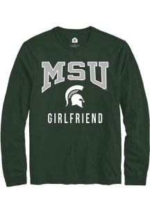 Mens Michigan State Spartans Green Rally Girlfriend Tee