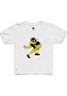 Rally Iowa Hawkeyes Youth White Alt Logo Short Sleeve T-Shirt