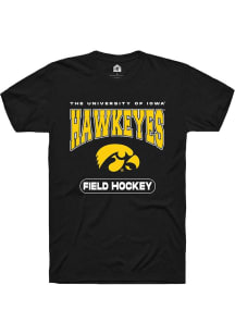 Iowa Hawkeyes Black Rally Field Hockey Short Sleeve T Shirt