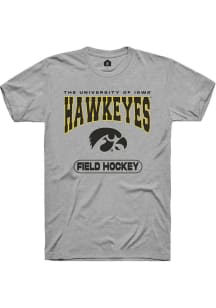 Iowa Hawkeyes Grey Rally Field Hockey Short Sleeve T Shirt