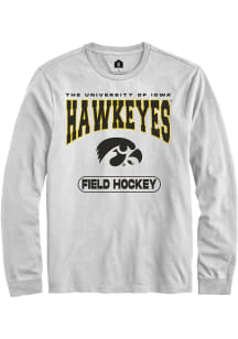 Mens Iowa Hawkeyes White Rally Field Hockey Tee