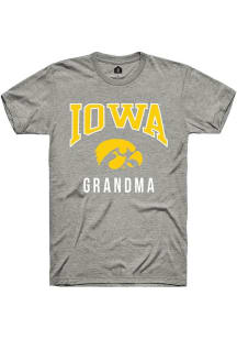 Rally Iowa Hawkeyes Grey Grandma Short Sleeve T Shirt