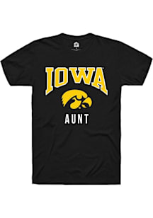 Rally Iowa Hawkeyes Black Aunt Short Sleeve T Shirt