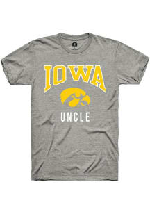 Iowa Hawkeyes Grey Rally Uncle Short Sleeve T Shirt