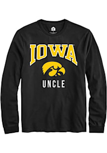 Rally Iowa Hawkeyes Black Uncle Long Sleeve T Shirt