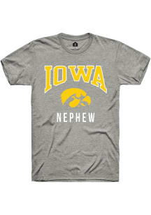 Rally Iowa Hawkeyes Grey Nephew Short Sleeve T Shirt