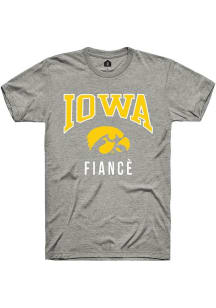 Rally Iowa Hawkeyes Grey Fiancé Short Sleeve T Shirt