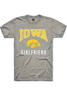 Rally Iowa Hawkeyes Grey Girlfriend Short Sleeve T Shirt