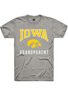 Rally Iowa Hawkeyes Grey Grandparent Short Sleeve T Shirt