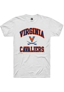 Rally Virginia Cavaliers White No 1 Neutral Short Sleeve T Shirt