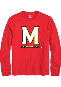 Mens Maryland Terrapins Red Summit Sportswear Primary Tee