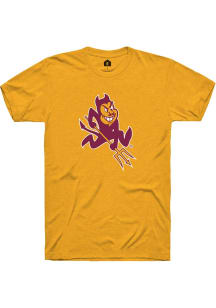 Rally Arizona State Sun Devils Gold Alt Logo Short Sleeve T Shirt