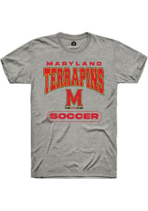 Maryland Terrapins Grey Rally Soccer Short Sleeve T Shirt