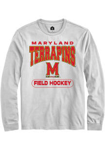 Mens Maryland Terrapins White Rally Field Hockey Tee