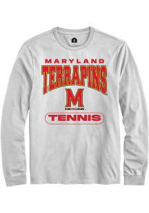 Mens Maryland Terrapins White Rally Tennis Tee