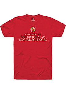 Summit Sportswear Maryland Terrapins Red College of Behavioral and Social Sciences Short Sleeve T..