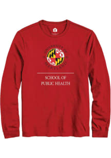 Mens Maryland Terrapins Red Rally School of Public Health Tee