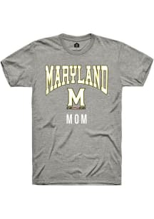 Maryland Terrapins Grey Rally Mom Short Sleeve T Shirt