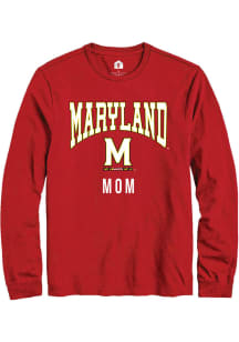 Mens Maryland Terrapins Red Rally Mom Tee