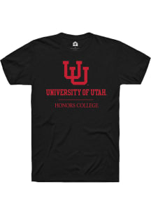 Rally Utah Utes Black Honors College Short Sleeve T Shirt