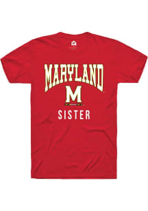 Maryland Terrapins Red Rally Sister Short Sleeve T Shirt