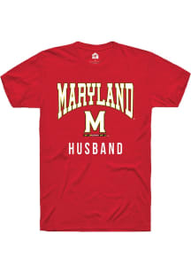 Maryland Terrapins Red Rally Husband Short Sleeve T Shirt