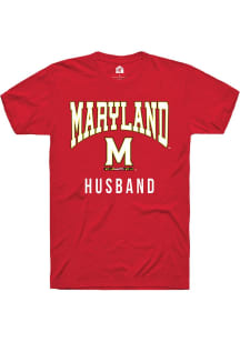 Maryland Terrapins Red Rally Husband Short Sleeve T Shirt