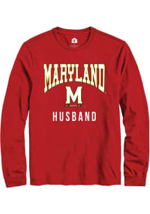 Mens Maryland Terrapins Red Rally Husband Tee