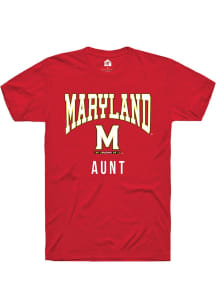 Maryland Terrapins Red Rally Aunt Short Sleeve T Shirt