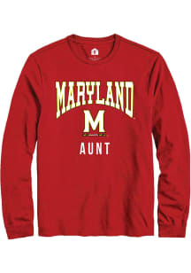 Mens Maryland Terrapins Red Rally Aunt Tee