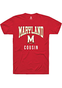Summit Sportswear Maryland Terrapins Red Cousin Short Sleeve T Shirt
