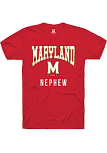 Summit Sportswear Maryland Terrapins Red Nephew Short Sleeve T Shirt