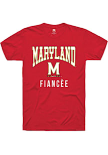 Summit Sportswear Maryland Terrapins Red Fiancée Short Sleeve T Shirt