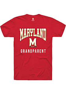 Summit Sportswear Maryland Terrapins Red Grandparent Short Sleeve T Shirt