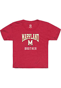 Summit Sportswear Maryland Terrapins Youth Red Brother Short Sleeve T-Shirt