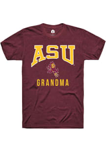 Rally Arizona State Sun Devils Maroon Grandma Short Sleeve T Shirt