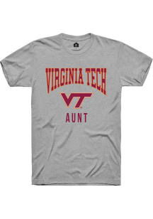 Rally Virginia Tech Hokies Grey Aunt Short Sleeve T Shirt