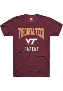 Rally Virginia Tech Hokies Maroon Parent Short Sleeve T Shirt