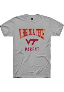 Rally Virginia Tech Hokies Grey Parent Short Sleeve T Shirt