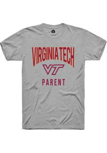 Rally Virginia Tech Hokies Grey Parent Swirl Short Sleeve T Shirt