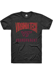 Rally Virginia Tech Hokies Charcoal Grandparent Swirl Short Sleeve T Shirt