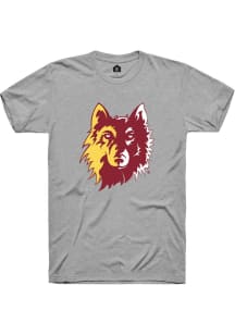 Rally Northern State Wolves Grey Primary Short Sleeve T Shirt