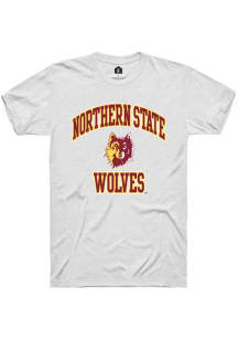 Rally Northern State Wolves White No 1 Neutral Short Sleeve T Shirt