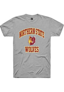 Rally Northern State Wolves Grey No 1 Neutral Short Sleeve T Shirt