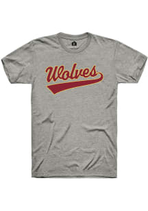 Rally Northern State Wolves Grey Tail Short Sleeve T Shirt