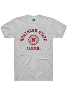 Rally Northern State Wolves Ash Alumni Arch Short Sleeve T Shirt