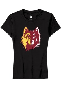Rally Northern State Wolves Womens Black Primary Short Sleeve T-Shirt