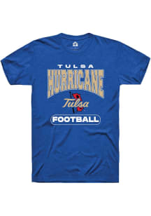 Tulsa Golden Hurricane Blue Summit Sportswear Football Short Sleeve T Shirt