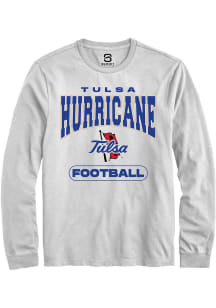 Mens Tulsa Golden Hurricane White Summit Sportswear Football Tee